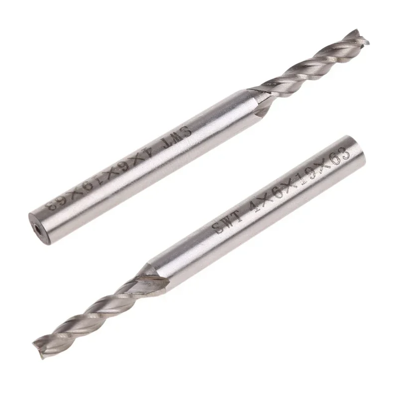 for Extra Long 4mm 3 Flute HSS & Aluminium End Mill Cutter Bit Extended
