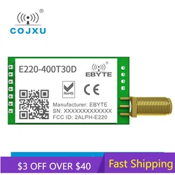 LLCC68 Wireless LoRa Module  433MHz 470MHz 30dBm 10km Long Range RSSI WOR E220-400T30D DIP Cojxu  RF Serial Port Transceiver