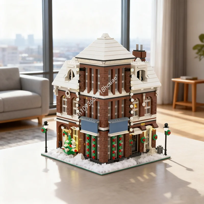 

2933 шт. MOC сантехника, нагревательные услуги, домашняя модель, строительные рождественские подарочные блоки, строительные игрушки для сборки, сделай сам, креативный кирпич