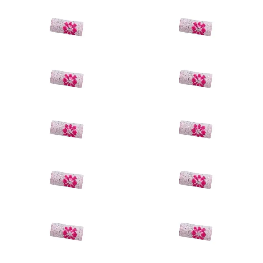

10Pcs/Set Clips Cuff Mini Fabric Hair Braid Beads Reggae Hiphop Colorful Cloth Dreadlock Beads Decoration Embroidery African