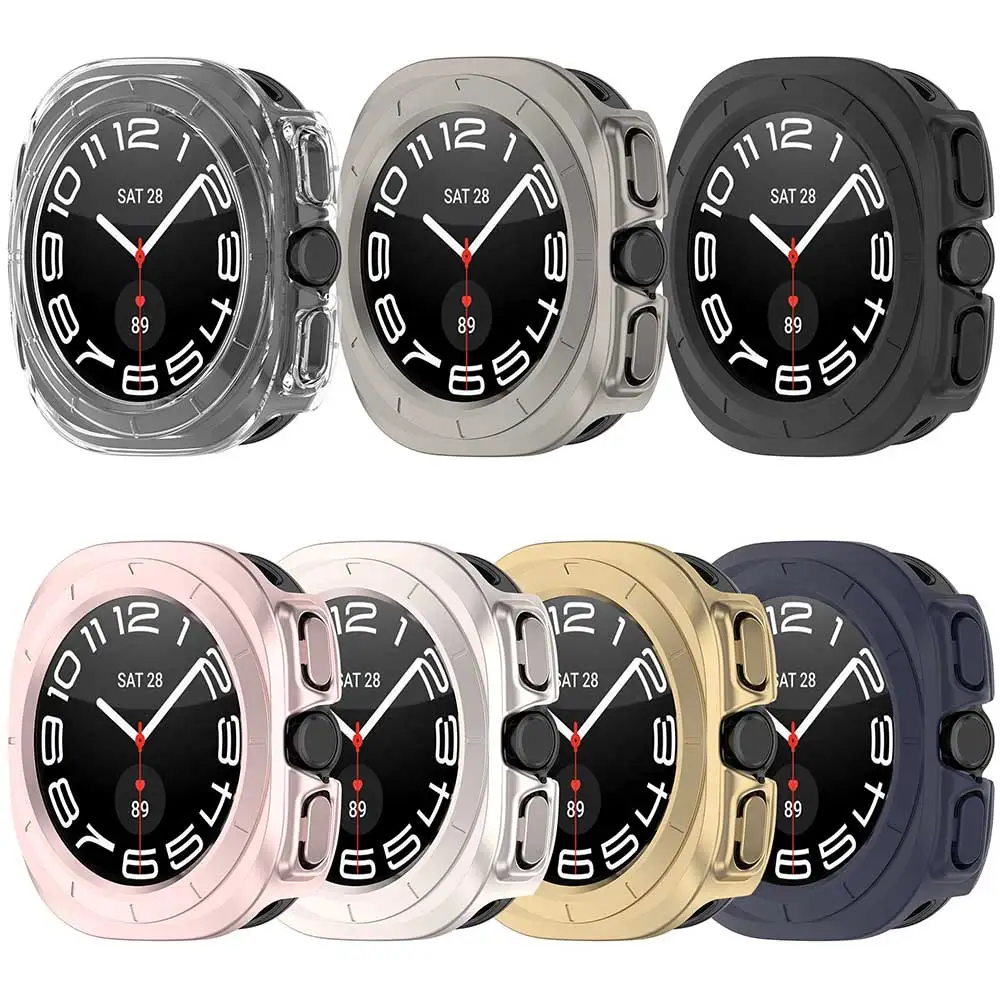 Hollow Hard PC Case for Samsung Galaxy Watch Ultra 2 47mm Screen Protector All-round Shell Bumper For Galaxy Watch Ultra2 Cover