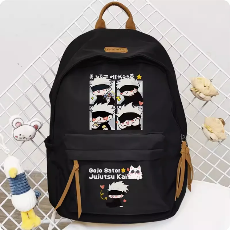 Anime Jujutsu Kaisen Satoru Gojo Cartoon Tasche Frauen Mann Mode Freizeit Teenager Student Rucksack Handtasche B047