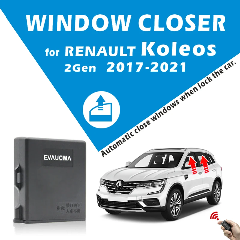 Car Automatically 4 Door Window Closer Closing Kit For RENAULT Koleos 2017-2021 Car Power Window Close Car Accessories