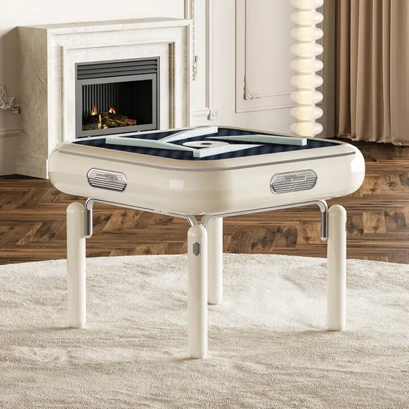 Fully automatic mahjong machine household dining table dual-purpose roller coaster mahjong table, retro - with