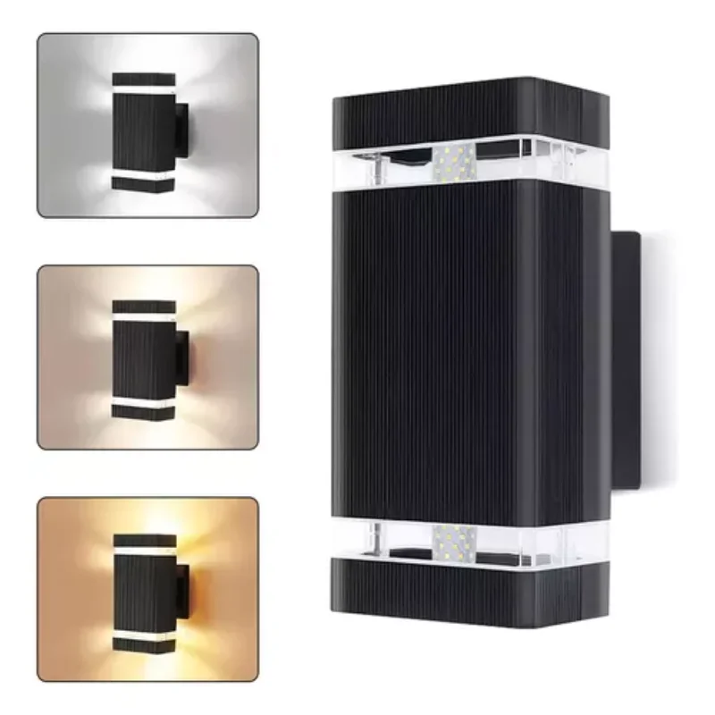 Indoor and outdoor wall lights,  spotlights, modern wall lights