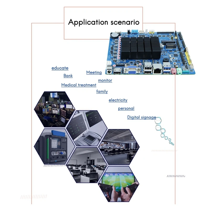 미니 ITX 산업용 마더보드, 11 세대 셀러론 N5105 쿼드 코어 4 스레드 프로세서, SATA3.0 지지대, 16GB RAM