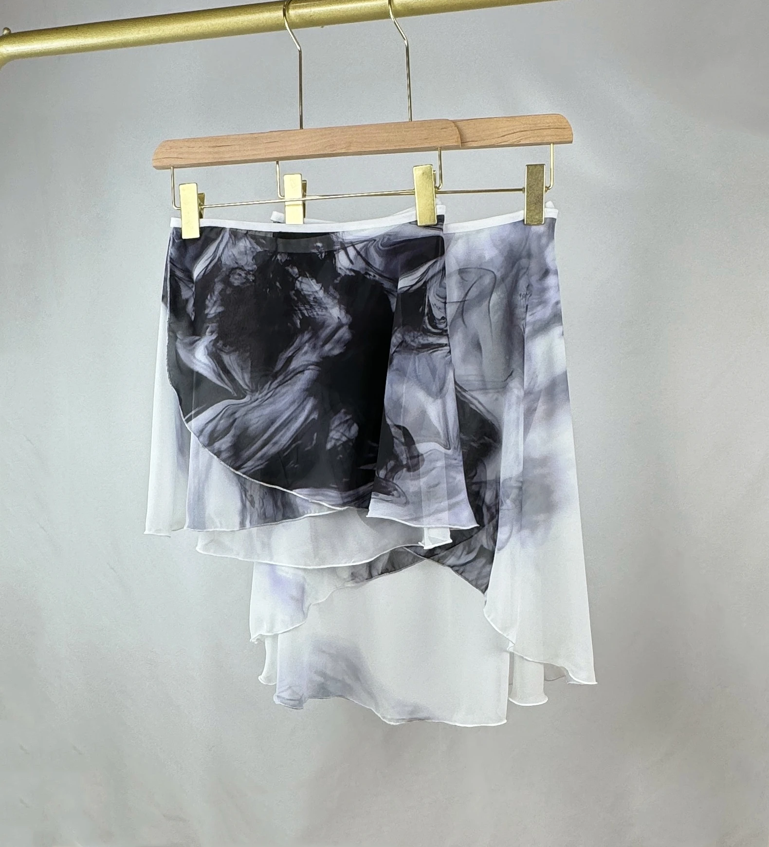 

Женский балетный танцевальный костюм для взрослых по индивидуальному заказу, цельная юбка на шнуровке с тушью, студенческая тренировочная юбка для выступлений, платье-пачка