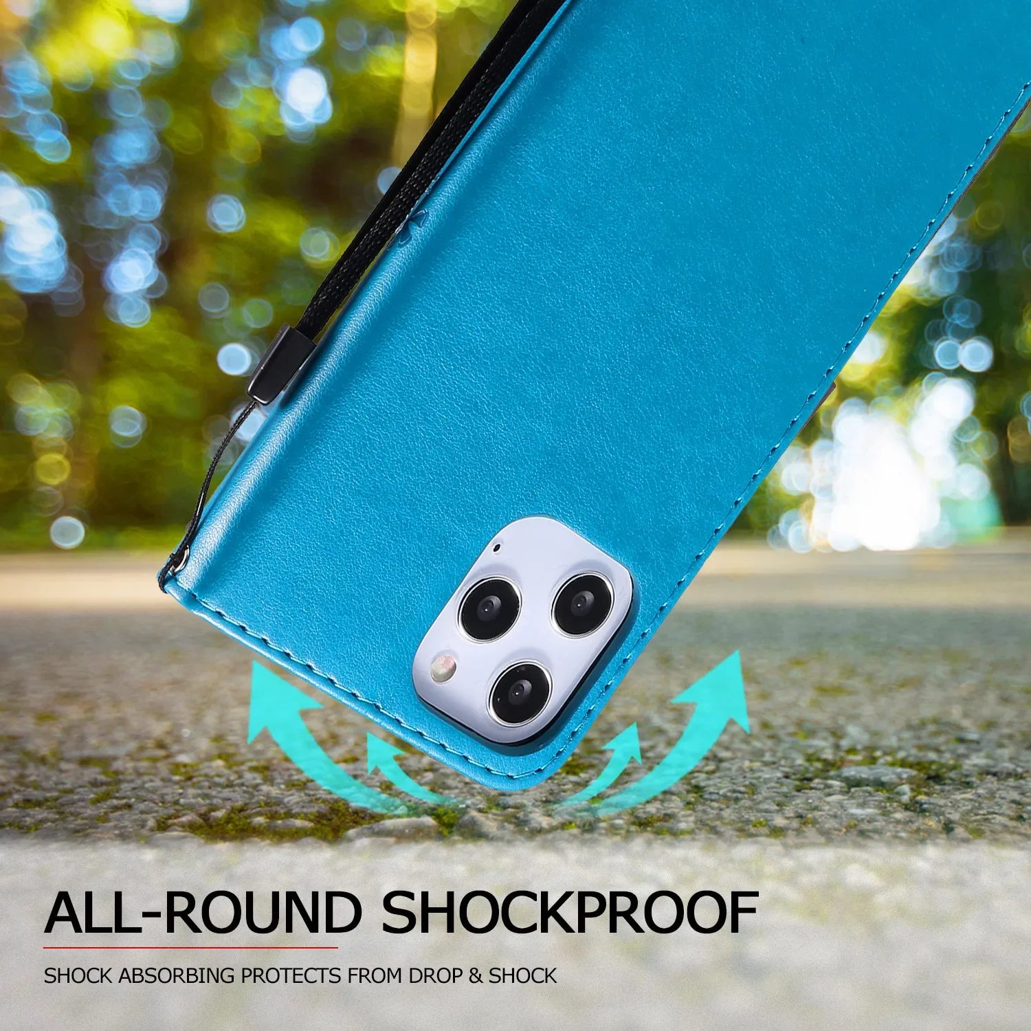 محفظة جلدية لهاتف آيفون 12 13 Mini 11 Pro Max حامل فليب حامل غطاء الهاتف آيفون 6 6s 7 8 Plus 5s SE 2020 2022 حقيبة