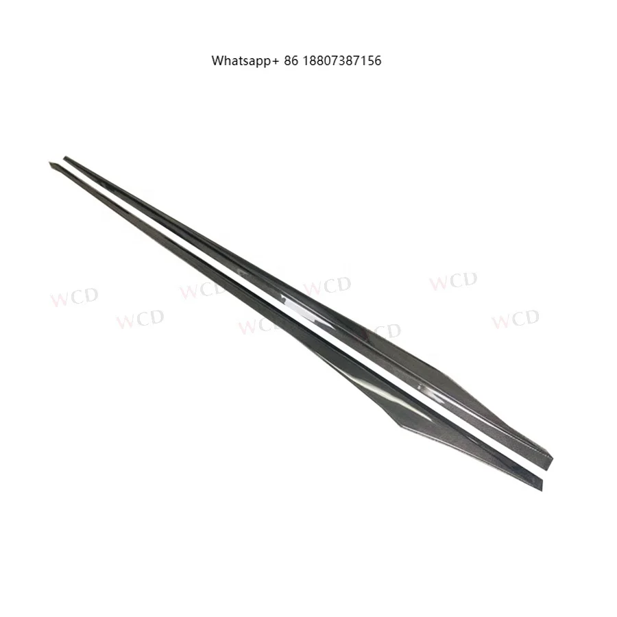 

F06 M6 V Style Carbon Fiber Side Skirt ForBMW 6 Series F06 F12 F13 M6 2012+ Side Bumper Lip Side Splitter Bodykit