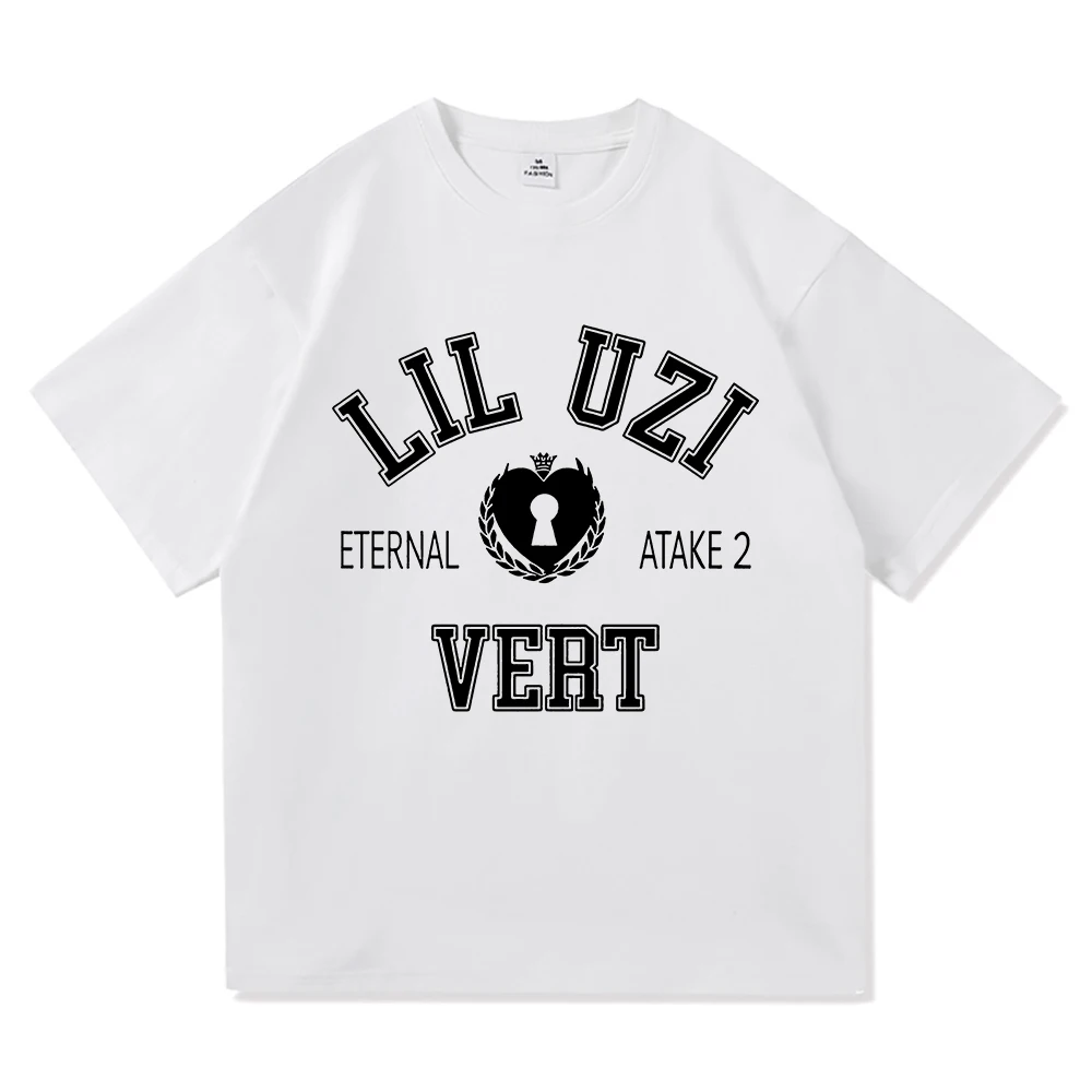 Lil Uzi Vert Eternal Atake 2 T Shirt Men Harajuku Graphic Letter Tshirt Unisex High Quality Vintage Sand Cotton Tees Shirts Tops