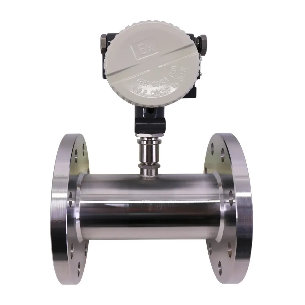 DN80MM Turbine Flowmeter for 3 Inches Pipe Stainless Steel Liquid Flow Meter Signal Output 4-20mA DN80MM