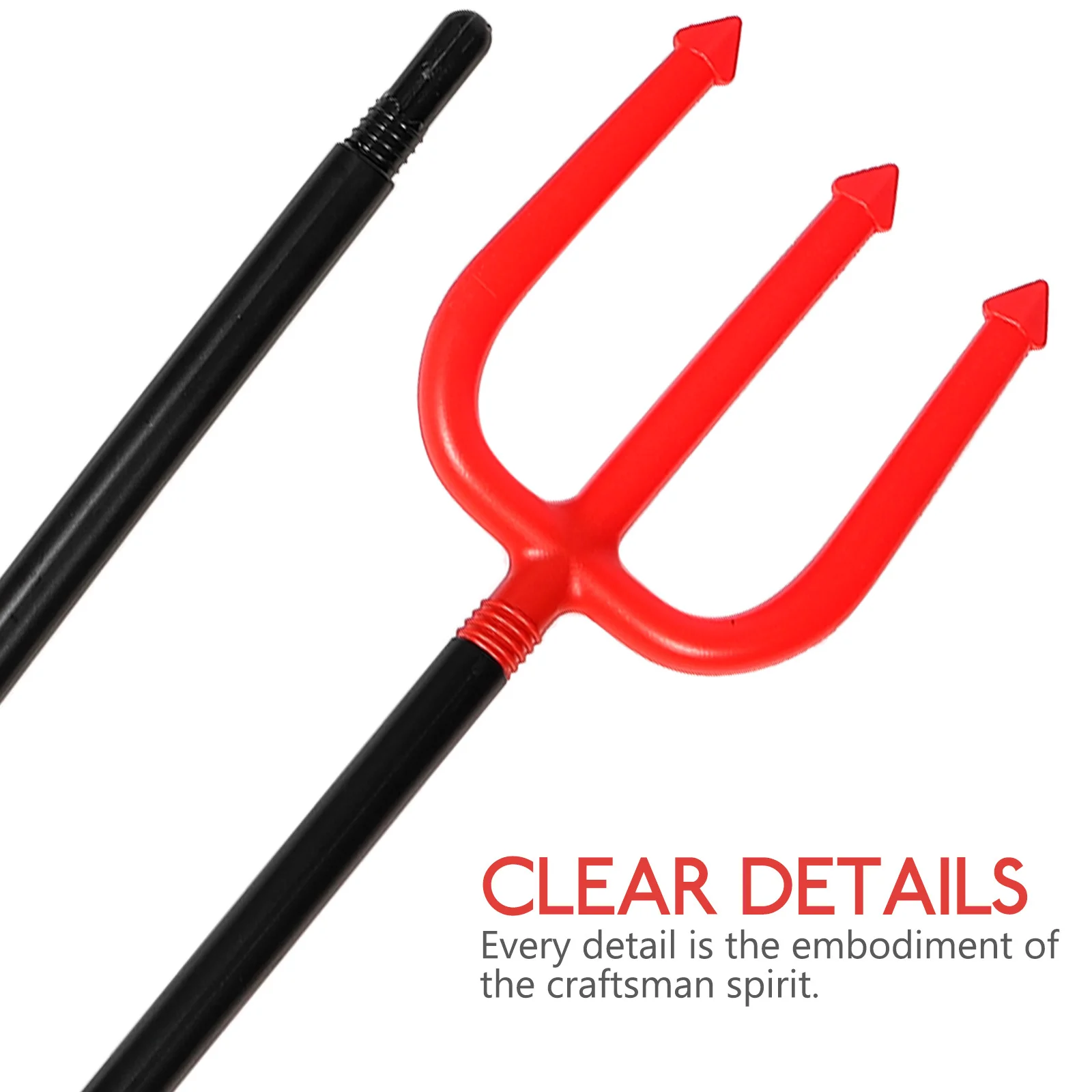 1pc Devil Trident Prop Divertente accessorio cosplay di Halloween per bambini Luce Festa Fotografia Festival Gioco Strumento resistente all'usura