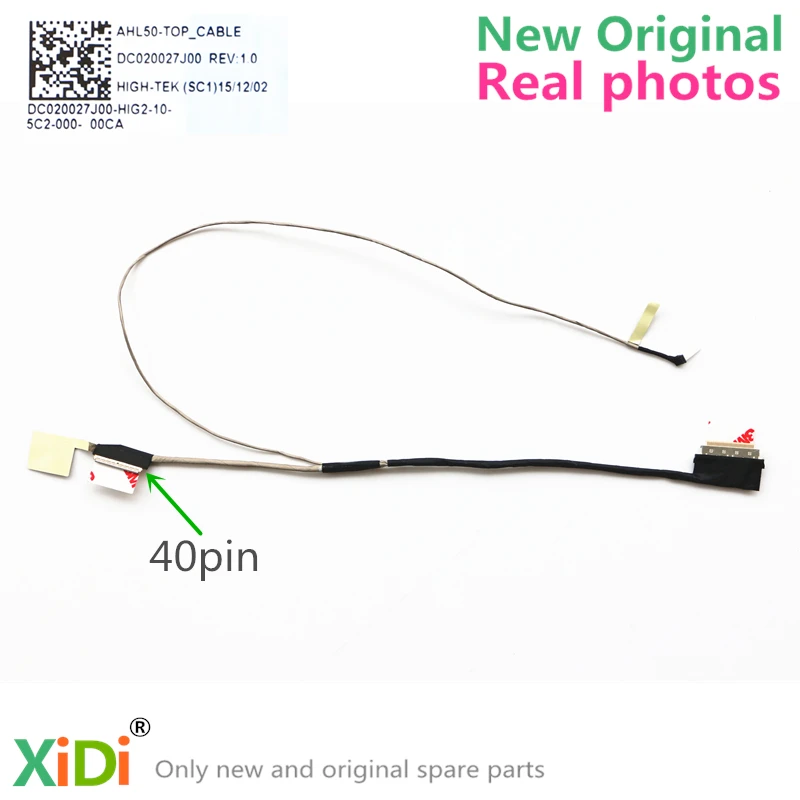 AHL50 CC 020026 CAVO M00 PER HP 250 G4 / 255 G4 / 250 G5 / 15-AC 15-AF TPN-C125 TPN-C126 CAVO LCD LVDS 30PIN / DC 020027 J00 40PIN