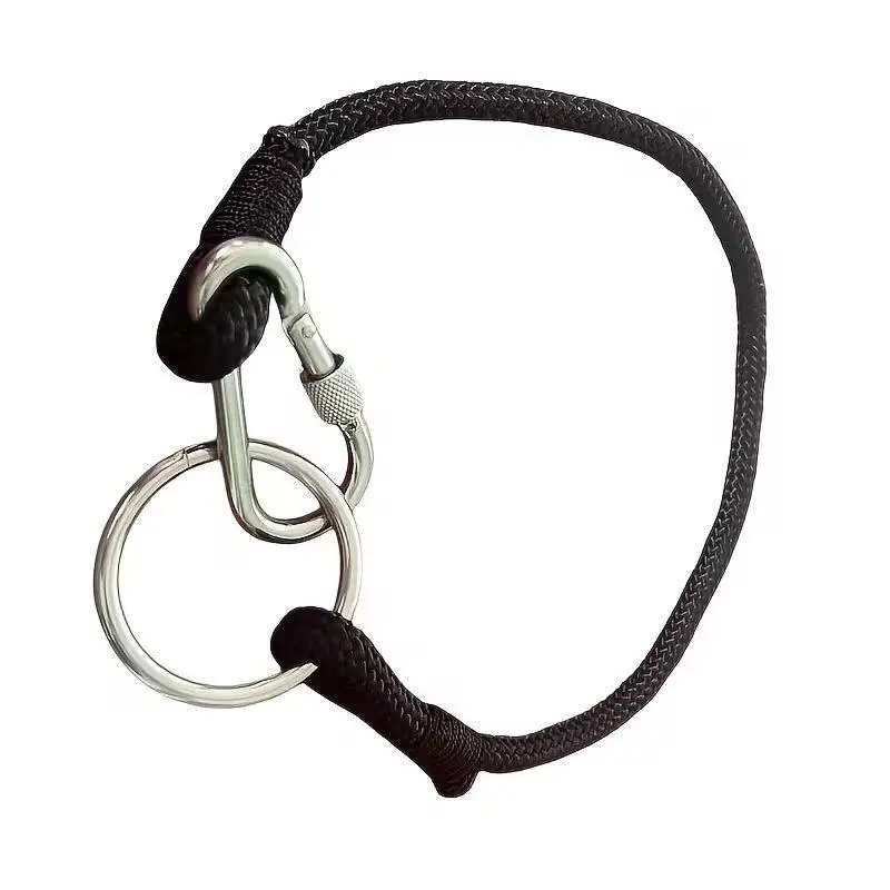 New Nylon Stable Door Holder Braided Rope Tie Snaps Hook Weaving Buckle Horse Rein Equestrian Activities Essential