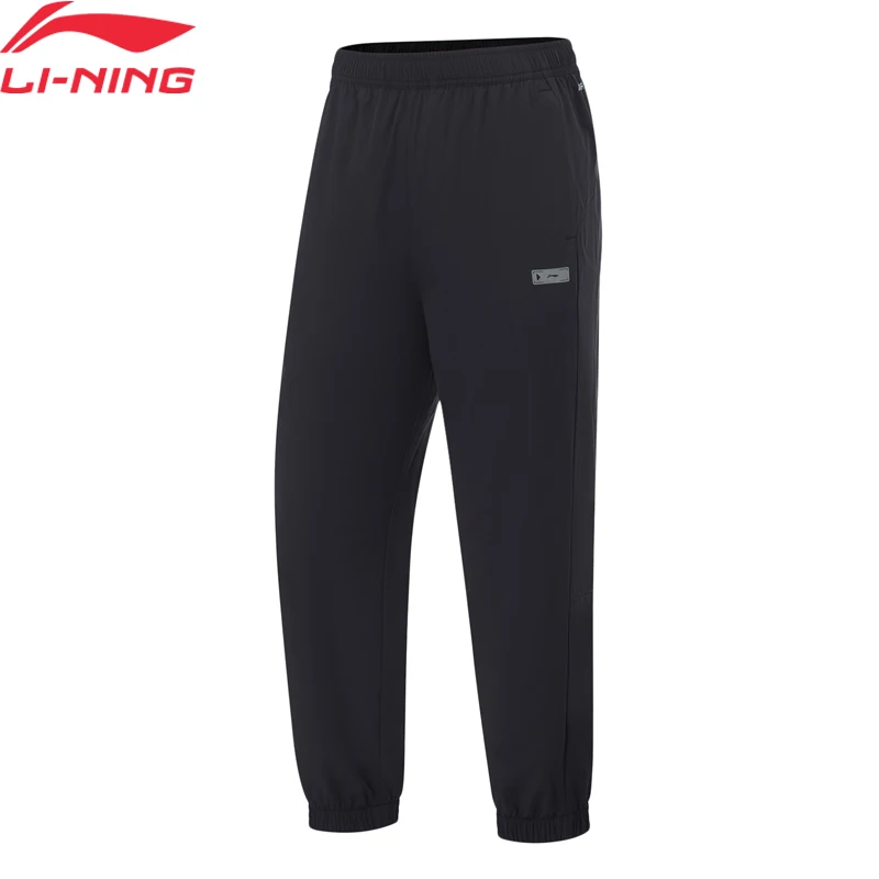 Li-Ning Women Running Series Pants AT DRY Breathable 86%Nylon 16%Spandex LiNing Regular Fit Comfortable Sports Trousers AYKT422