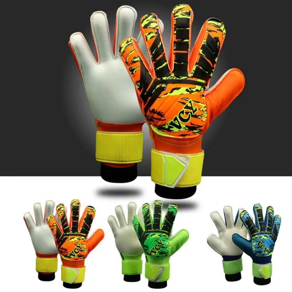 

Anti-Slip Soccer Goalkeeper Gloves Wear Resistant Colorful Football Goalie Gloves Waterproof Breathable Latex Soccer Gloves
