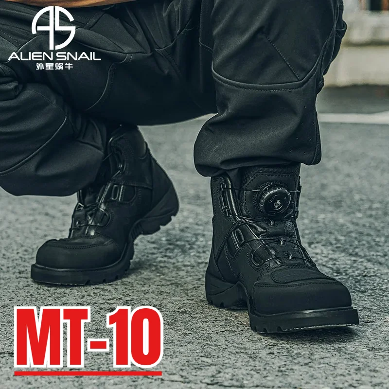 

MT-10 Motocross Rally Boots Men's Motorcycle Travel Commuter Boots Four Seasons Waterproof Short Boots Riding Shoes