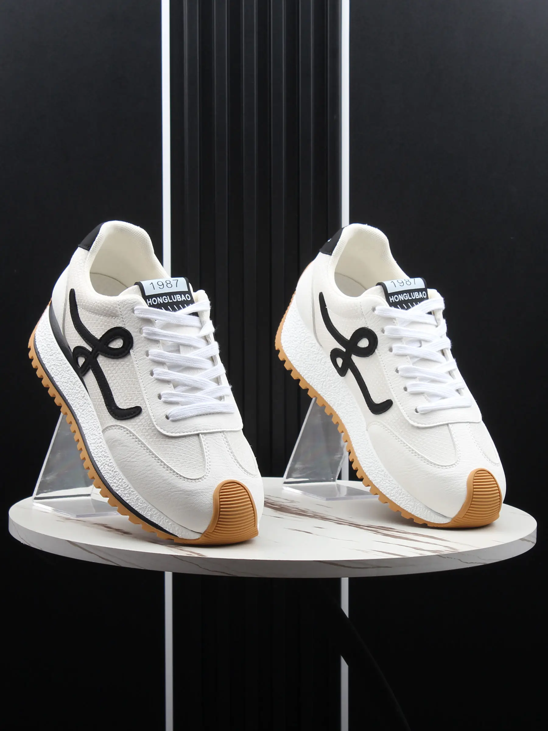 

Мужские осенние кроссовки UCoc 2022, новые модные универсальные кроссовки Thi Bot Sle Faionable Casual oes Heightening Sports oes