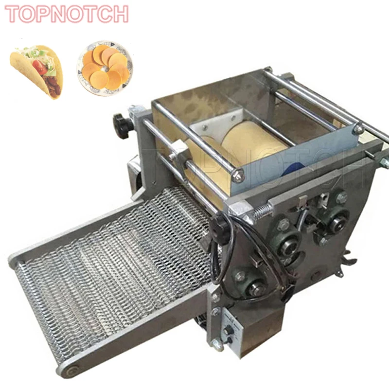 Small Circular Corn Cake Forming Machine Fully Automatic Mexican Tortilla Making Machine