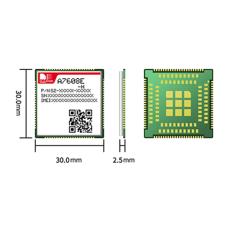 โมดูล SIMcom A7608E-H USB Dongle 4G LTE CAT4 รองรับข้อมูล/เสียง/GNSS ชุดบอร์ดแยกส่วนเสริมพร้อมเสาอากาศ FPC+GPS