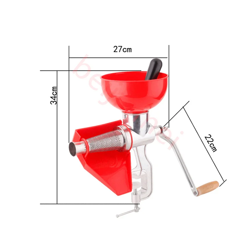 BEIJIAMEI Manual Juicer Food Grade 304 Stainless Steel Fruit Press Juicer Professional Citrus Juicer Lemon Squeezer Silver