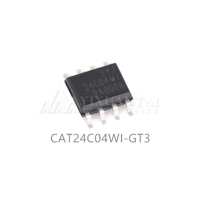 10pcs/Lot CAT24C04WI-GT3 CAT24C04WI-GT3 24C04WI  EEPROM Serial-2Wire 4K-bit 512 x 8 1.8V/2.5V/3.3V/5V 8-Pin SOIC N T/R  New