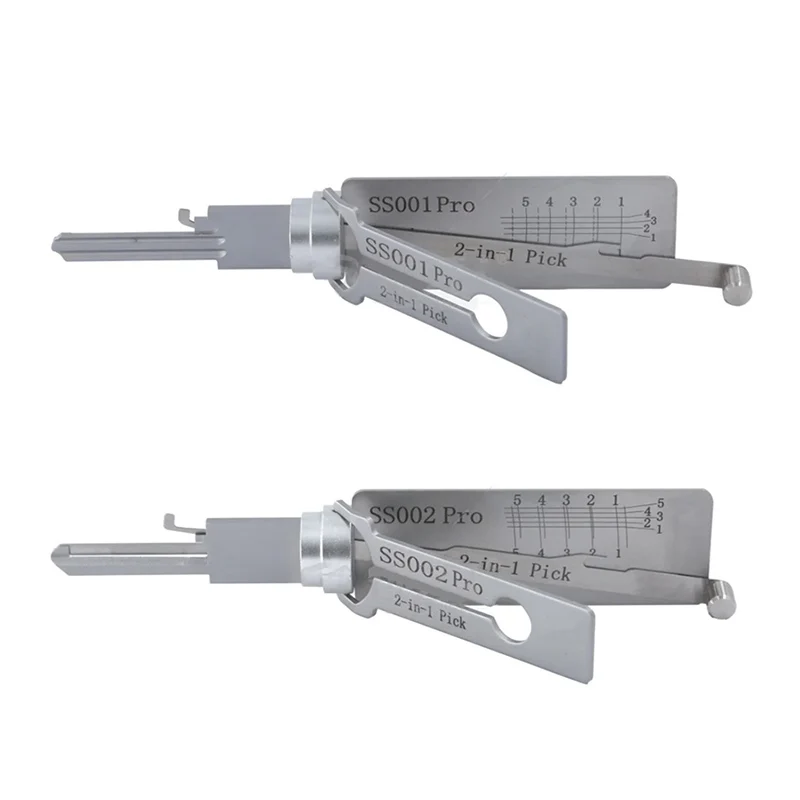 Lishi 2 in 1 Style SS001 SS002 pro lock pick and decoder