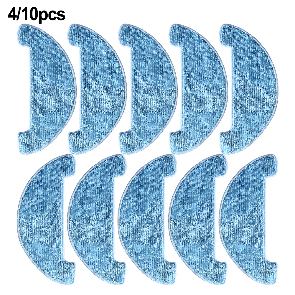 10pcs Microfiber Rags For 360 P7 Sweeping Robot Vacuums Cleaner Mop Cloths Rag Replacement Accessory Spare Part For Home