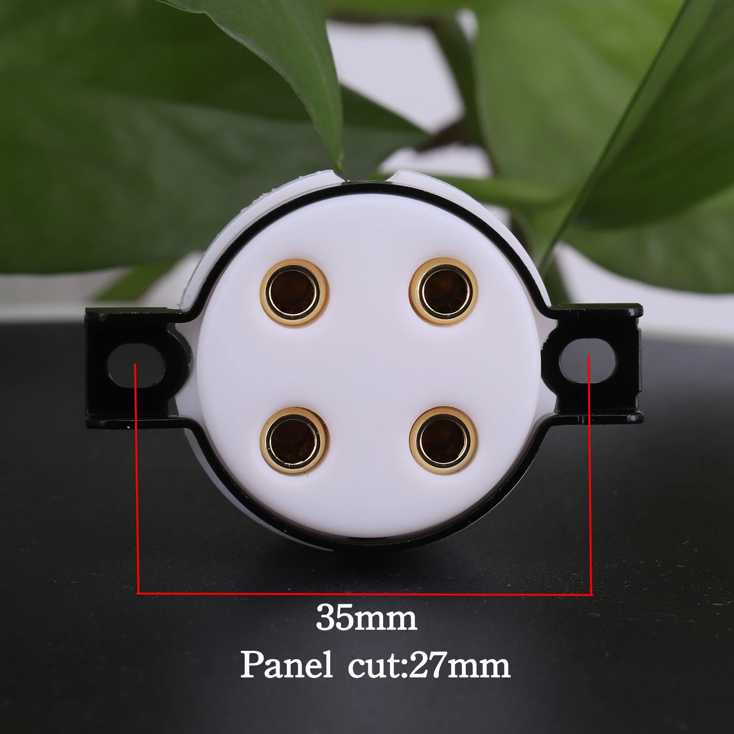 Eiz base de válvula de soquete de tubo de 4 pinos ptfe para elétrico ocidental we101d 216 205d amplificador de tubo de elétrons áudio vintage hifi