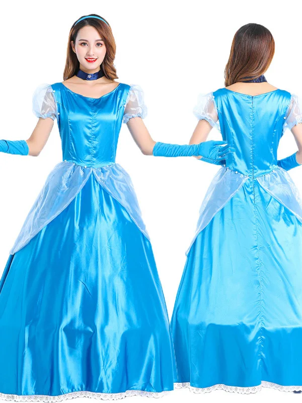 

Halloween Cosplay Costume Cinderella Princess Tiana Stage Performance Adult New Style Fairy Tale Theme Chinese Traditional Co...