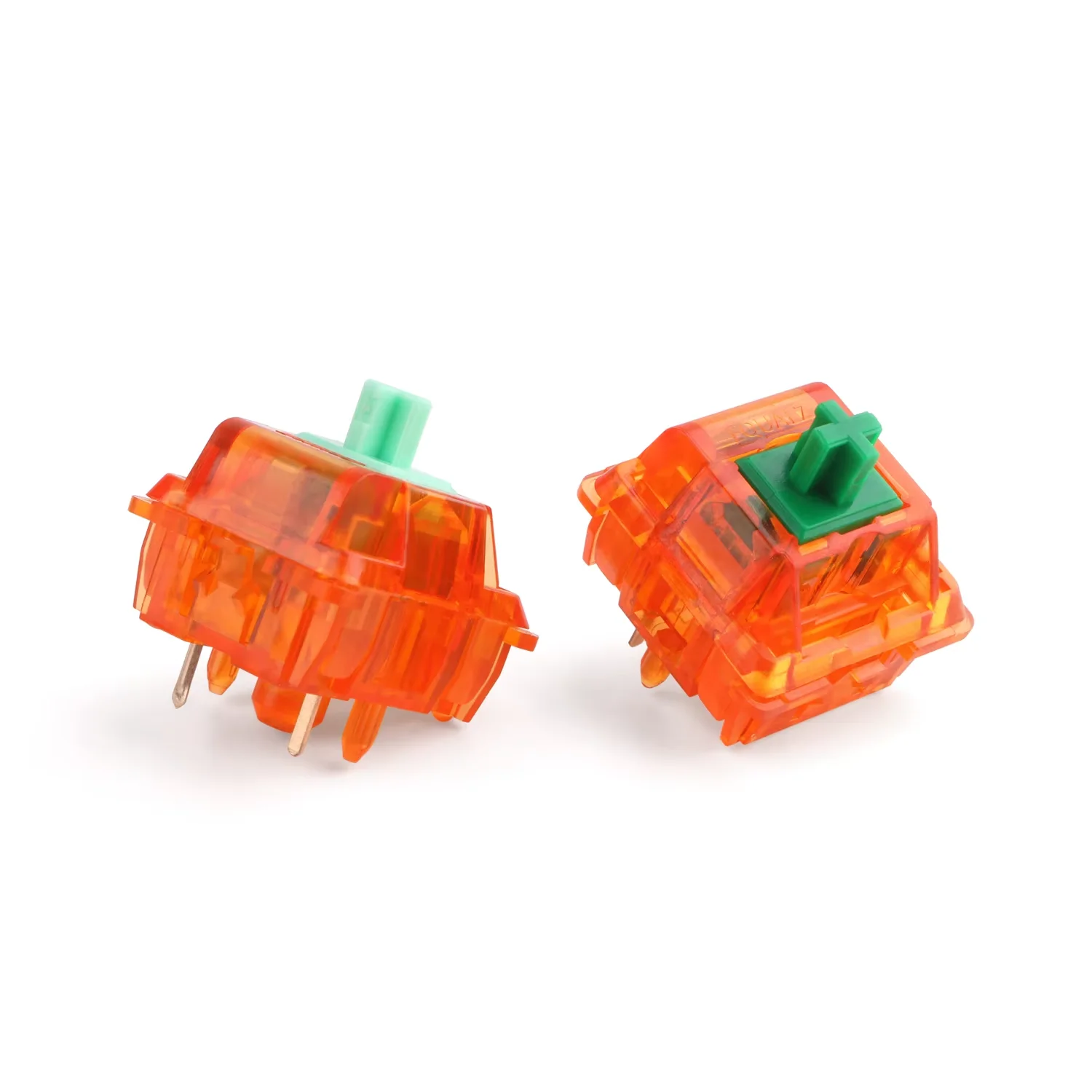 EQUALZ Tangerine V2 Switches Orange Mechanical Keyboard Switch 62g 67g Translucent Heavy Pressure Linear Custom Gamer Switches