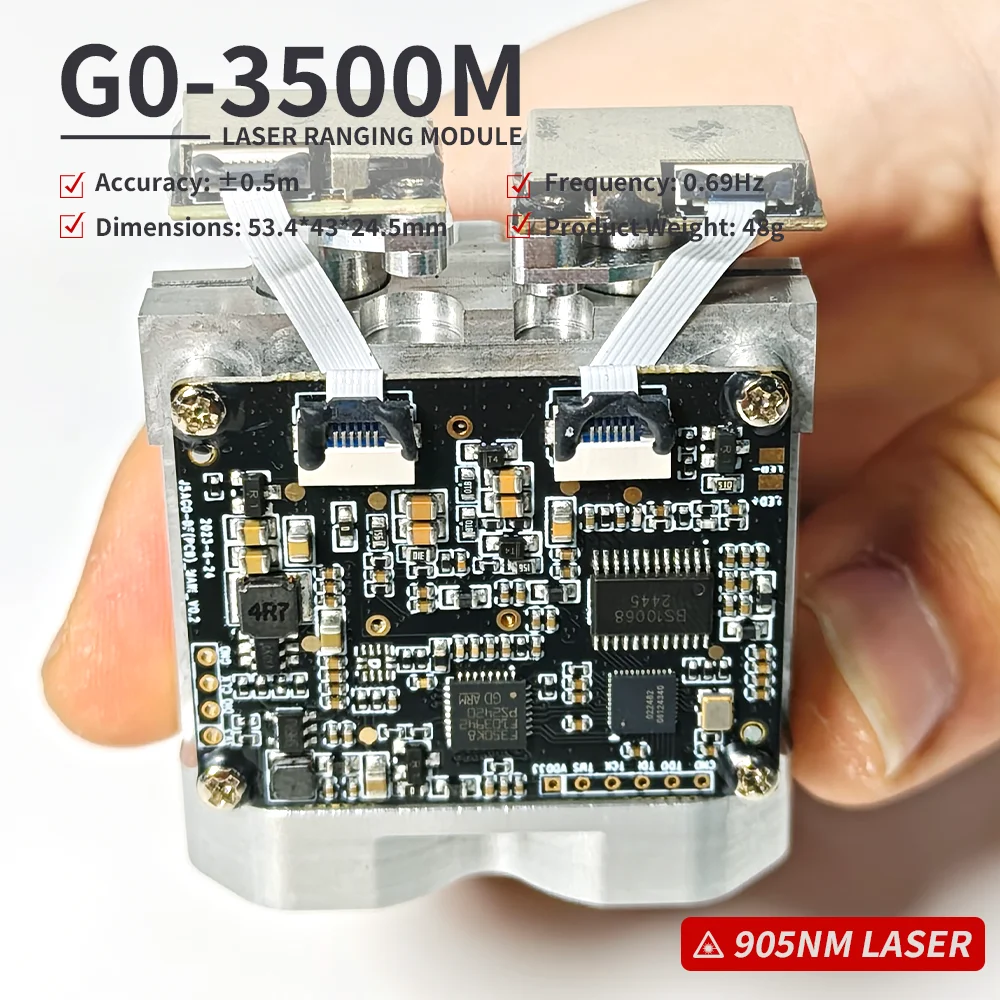 2000m Range Finder Module Sensor Long Range Laser Distance Sensor For NATO Target