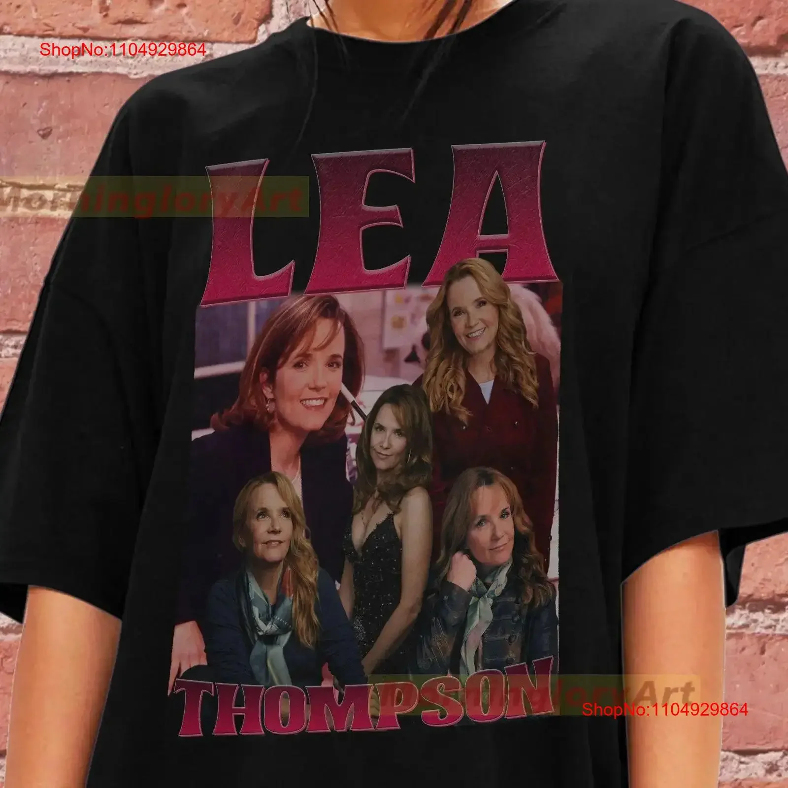 

Lea Thompson T Shirt SweaT Sweater Cotton Clothing vintage Washed homme Casual fashion Comfortable streetwear Breathable