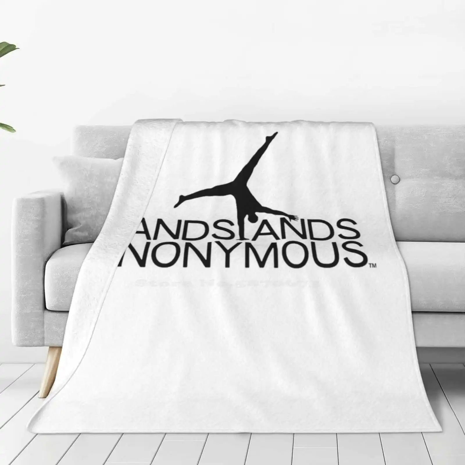 Handstands Anonymous Best Selling Room Household Flannel Blanket Handstands Acrobatics Akrobatik Gymnastics Gymnastik Sport