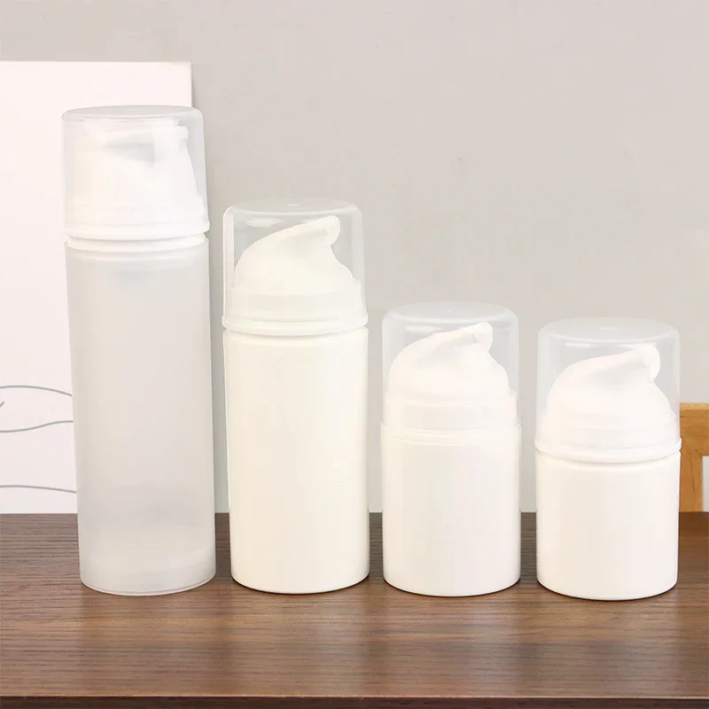 Distributeur de bouteilles à pompe de voyage 30/50/100/150ML, bouteilles de Lotion vides, récipient cosmétique sous vide rechargeable, Type presse, maquillage pour femmes