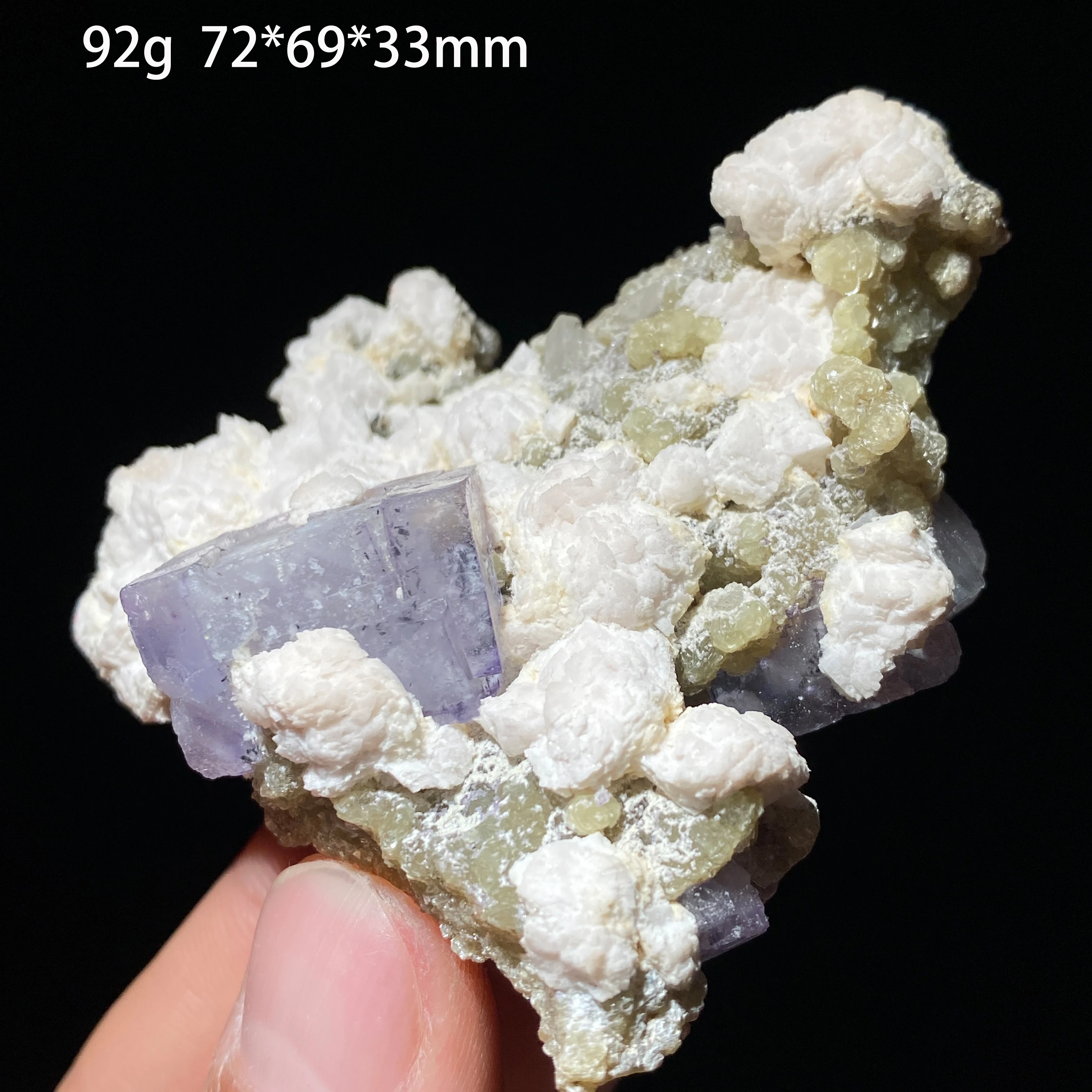 100% Natural Yaogangxian Fluorite With Mica Mineral Specimen Stones And Crystals Healing Grystals Quartz Home decorations