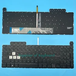 Asus,tuf 3,fa507,fa507r,fx507,fx507zc,fx517,fx517z,fx517zc,fx707,fx707z,fa707用のバックライト付きスペイン語キーボード