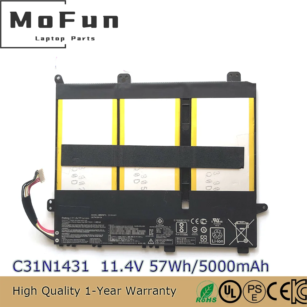 

Совершенно новый оригинальный аккумулятор для ноутбука C31N1431 11,4 В 57 Втч для Asus R416SA R416NA L403SA L403NA E403NA E403SA