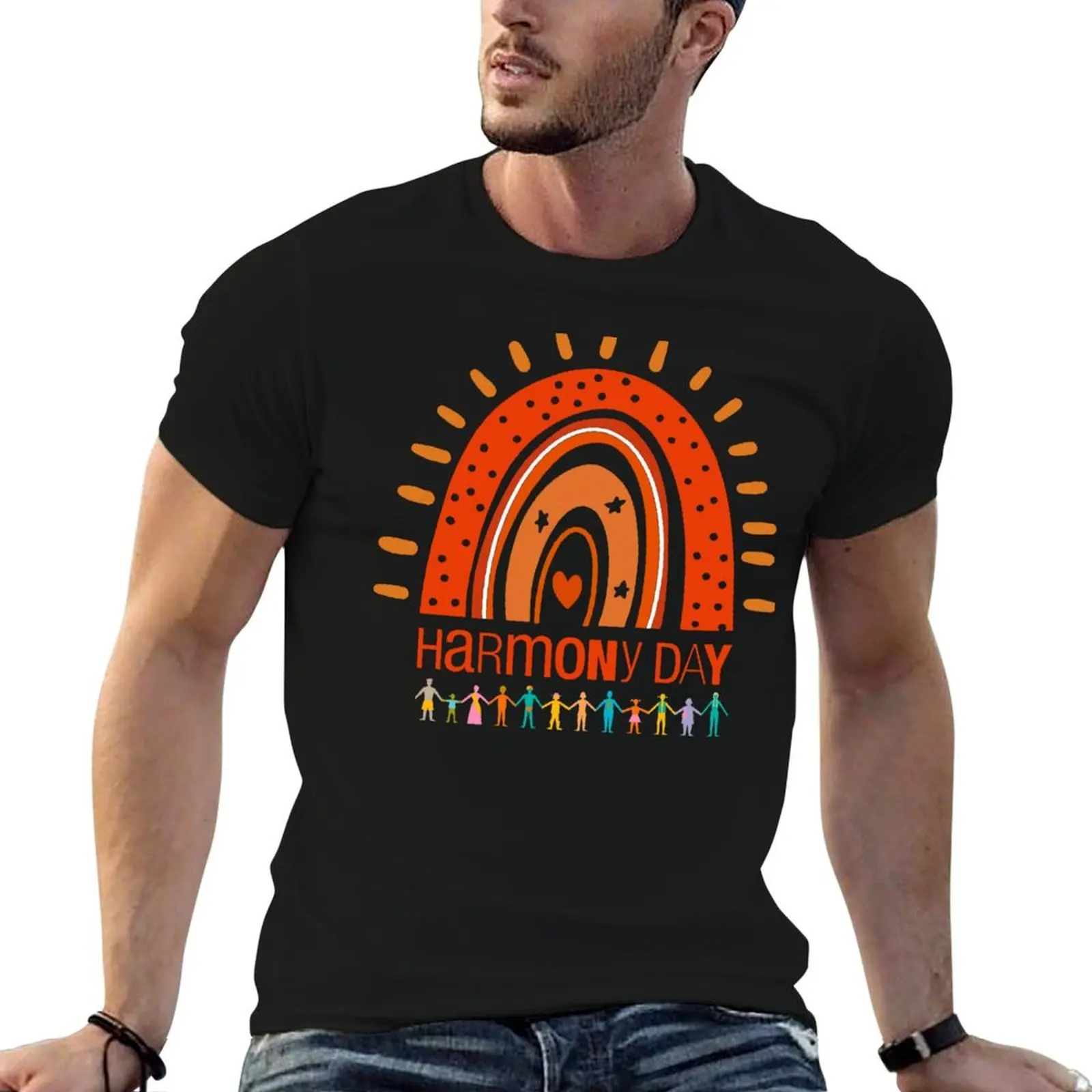 Harmony Day 2023 T-Shirt t shirt for man 100 percent cotton t shirt man casual t shirts cotton 100% T-shirt