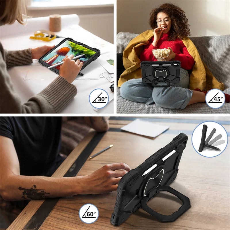 Für iPad A16 11. 10th 10,2 9th 8th 7th 9,7 6th Generation Fall Stoßfest Tablet Abdeckung Für iPad Air 7 6 5 4 10,9 3 Pro 11 Funda – Detail 8