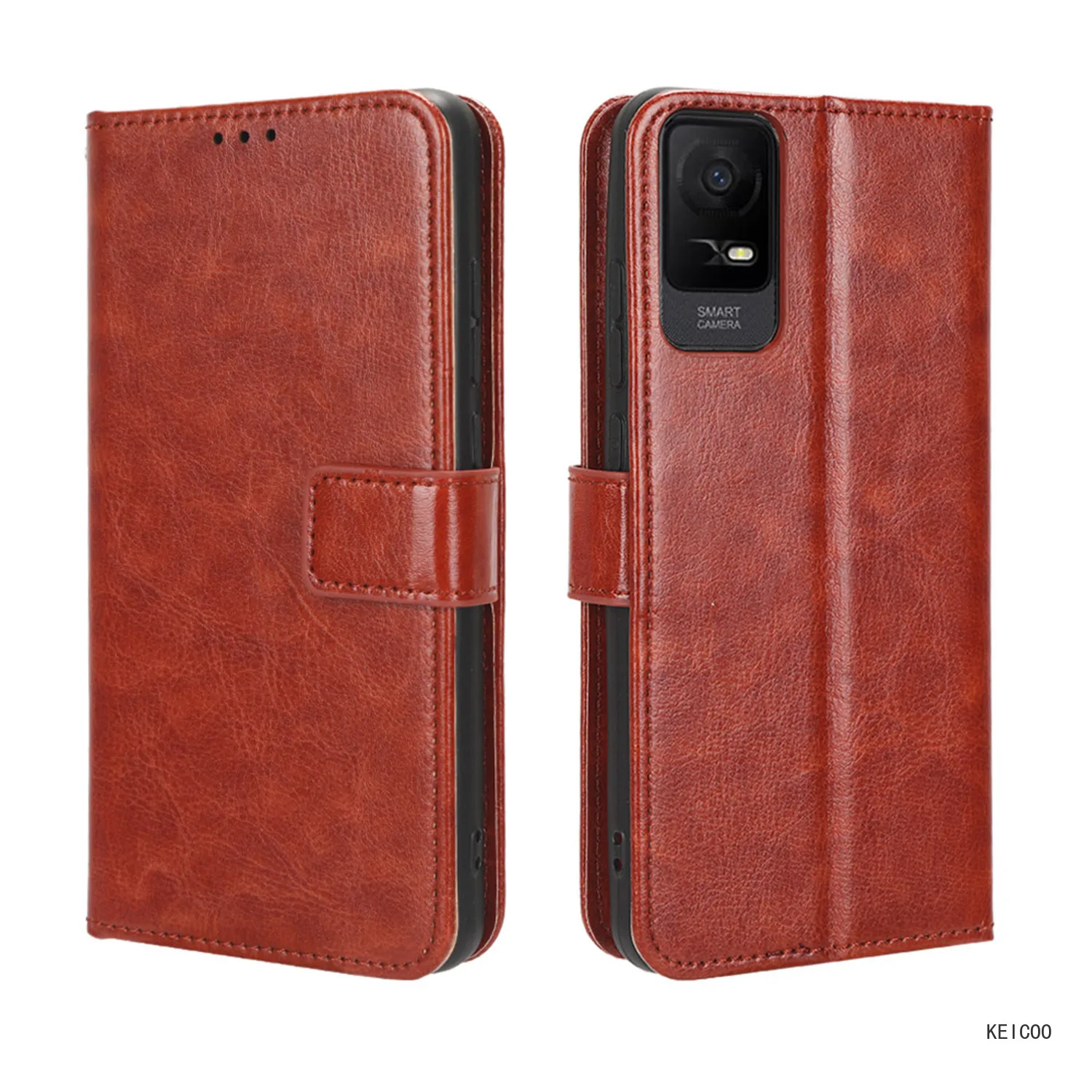 Solid Color Leather Case for TCL ION X Z 40XE 40XL 403 40R 405 406 408 20SE A3 A3X 20XE 506D 205 T506D Coque Anti-fall Fundas