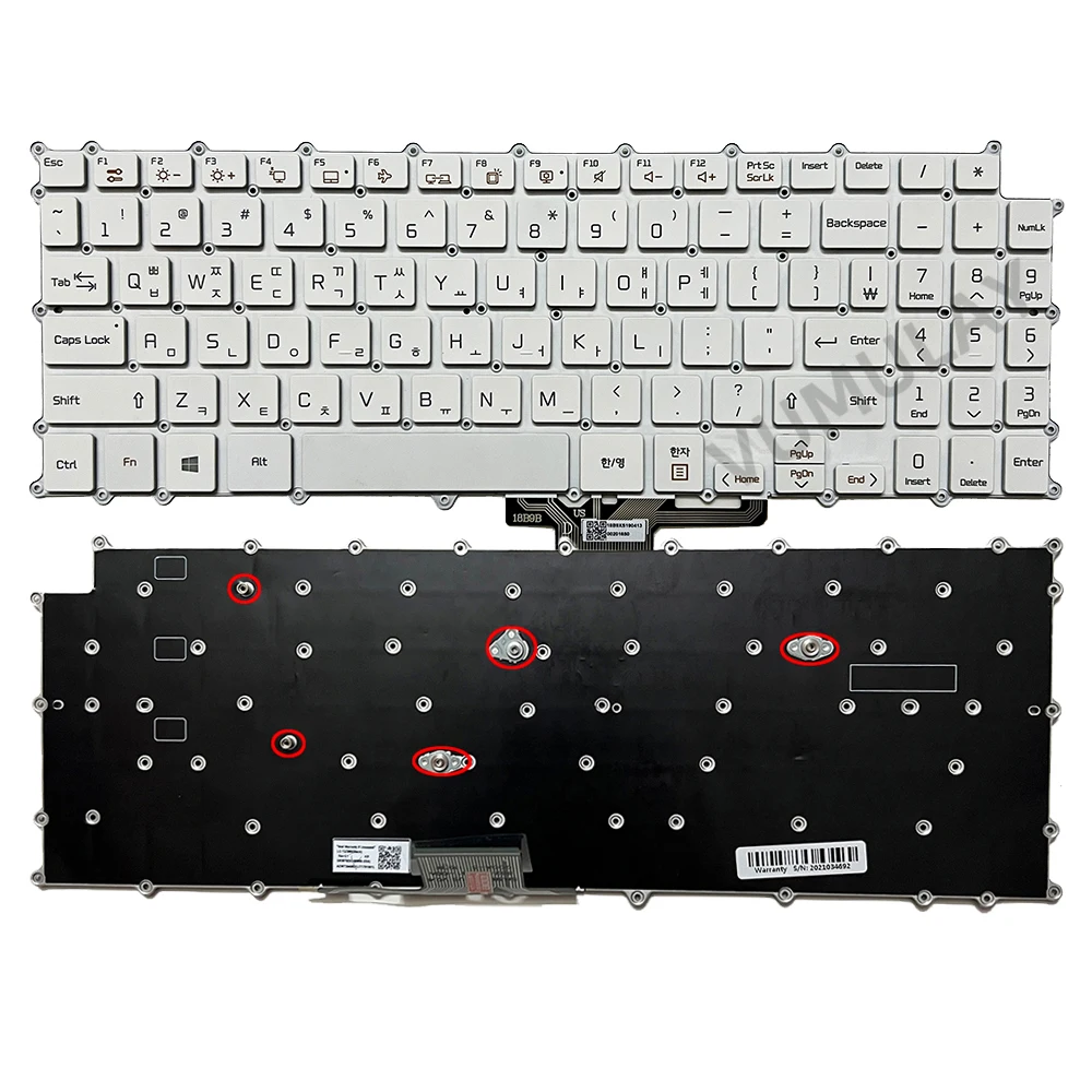 Korean Keyboard for LG 15Z980 15Z990 15Z980-G 15Z980-H 15Z980-M 15Z980-T 15ZD980 15ZD980-G 15ZD980-H 980-M SN3870 SG-90900-XRA