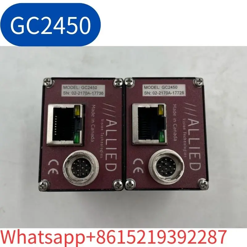 GC2450 Industrial 5-megapixel Color Gigabit Ethernet Camera tested ok Fast Shipping