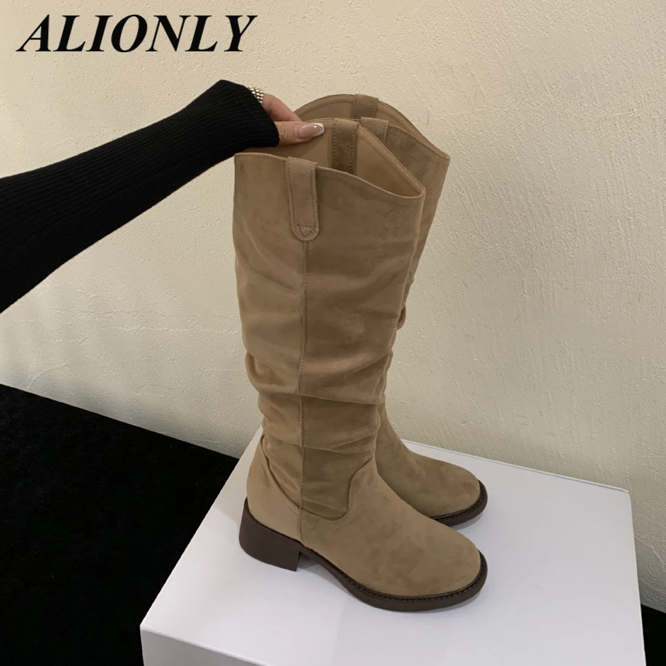 

Alionly 2026 New Black Thin Heels Shoes Ankle Boots Women Pointed Toe Strap Zapatos De Mujer