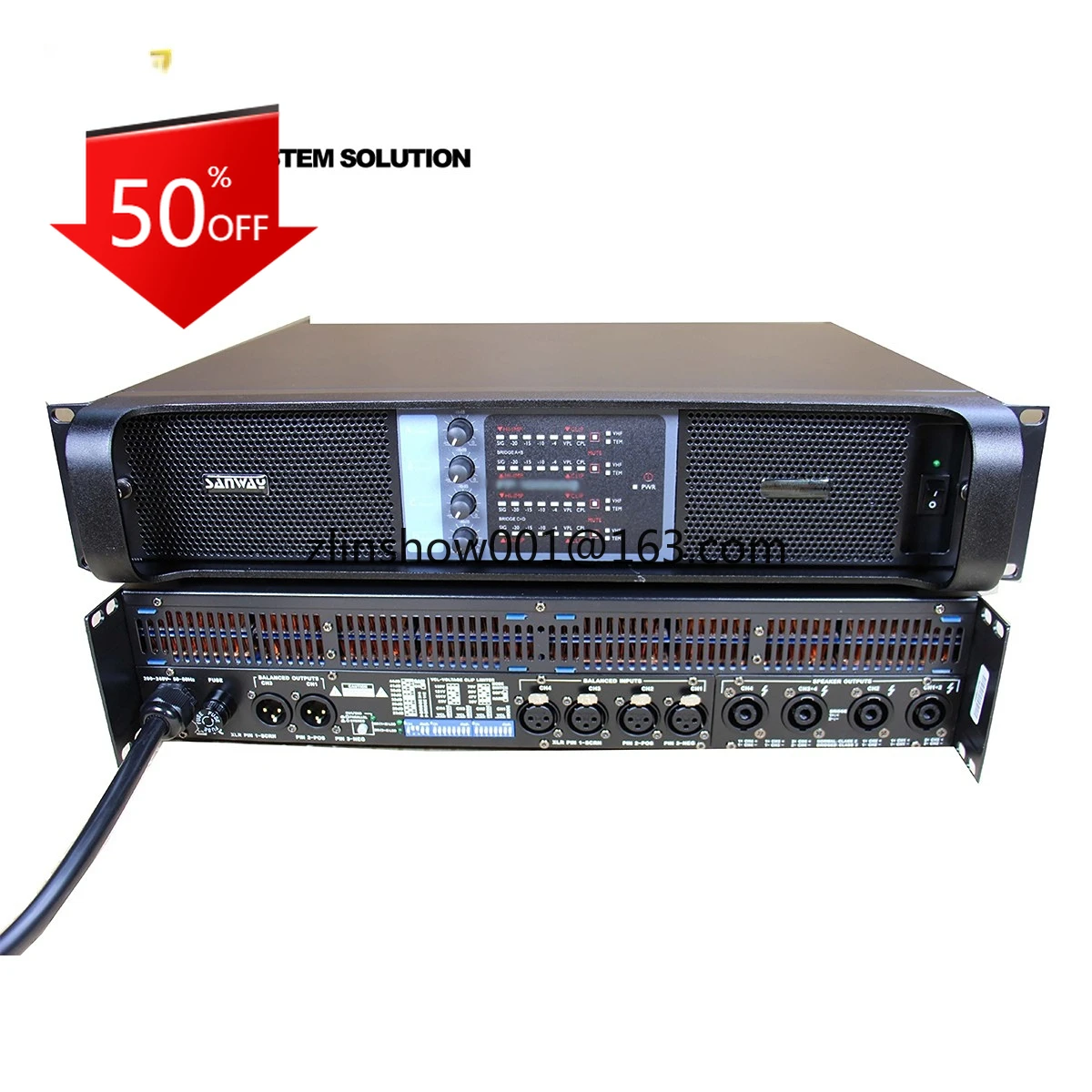 SA-10KQ 4-Channel 10000W TD Professional Audio Line Array Power Amplifier