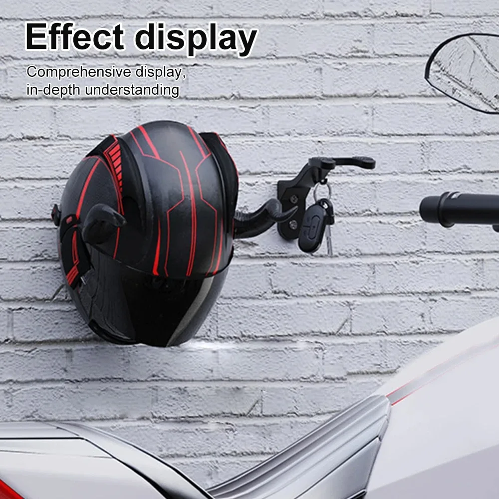 1-10 stks Helm Houder Haak Plank Muurbevestiging Haak Stand Helm Houder Thuis Opslag Houder Doek Display Rack Helm Hanger