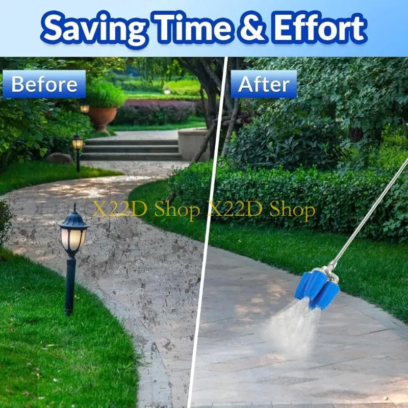 X22D Efficient High Pressure Water Nozzle With Comfortable Grip For Long Term Use In Gardens