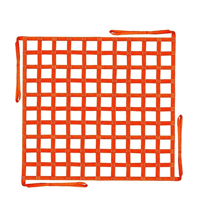 

Lifting Net 3.28 X 3.28 Ft, Lifting Net Straps For Hoist 661Lbs Load Capacity, Nylon Sling Hoisting Net 10CM Square Hole