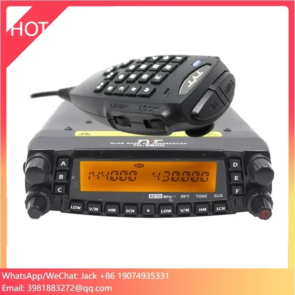 2026 TYT TH-9800 Plus Original 50W Quad Band Walkie Talkie Long Range Marine & Car Radio Station With TH9800 Antenna For Car Use