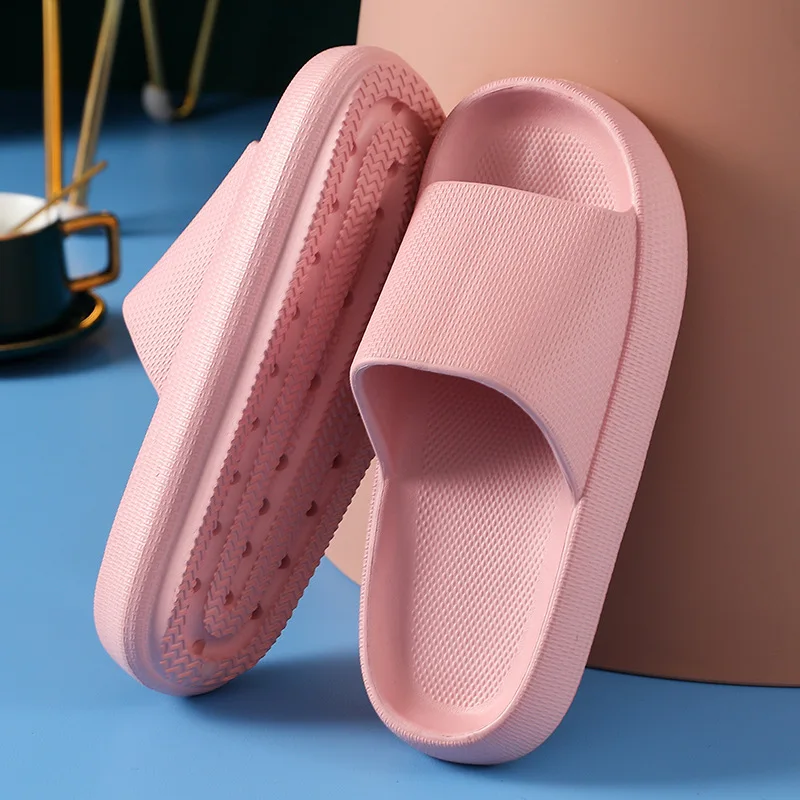 Summer Slippers Women Thick Sole Platform Slide Sandals Anti Slip Home Indoor Bathroom Outdoor Wear Flip Flops Footwear